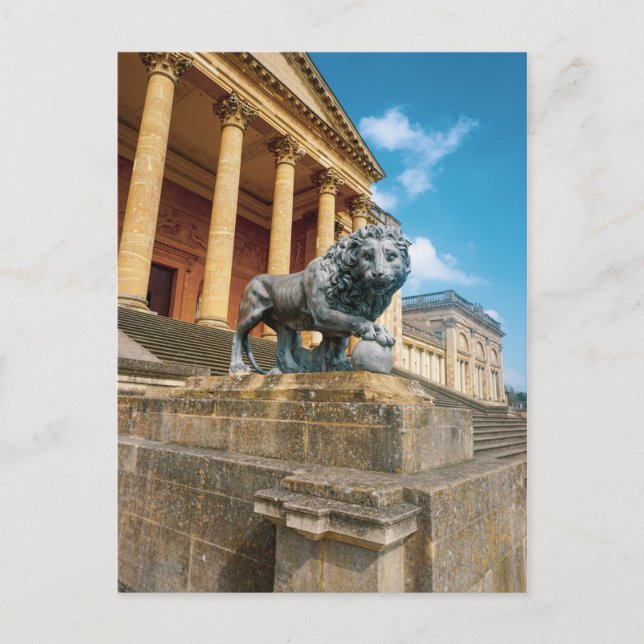 Cartão Postal Estátua de Leão (Frente)