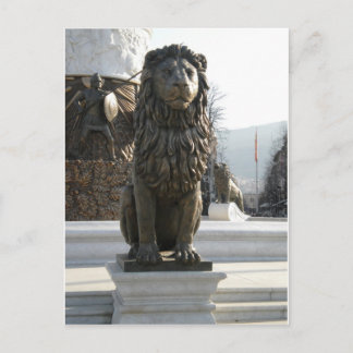 Cartão Postal Estátua de Leão