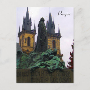Cartão Postal estátua de praga