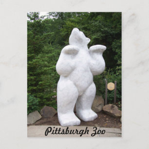 Cartão Postal Estátua de Urso Polar