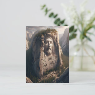 Cartão Postal Estátua Divina: O Senhor É Minha Rocha