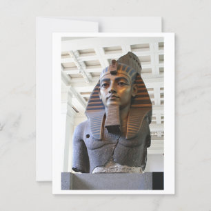 Cartão Postal Estátua do Museu do Excelente Ramsés Arte Egípcia