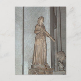 Cartão Postal Estátua do Museu do Vaticano em Roma, Itália