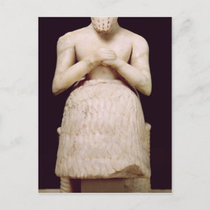 Cartão Postal Estátua do oficial Ebih-Il