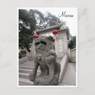 Cartão Postal estátua do templo a-mãe