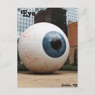 Cartão Postal Estátua dos Olhos # 3