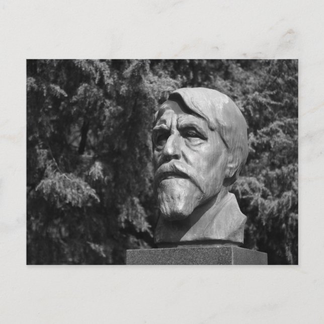 Cartão Postal Estátua Dr. Arthur Schnitzler (Frente)