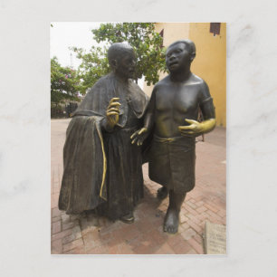 Cartão Postal Estátua em Cartagena