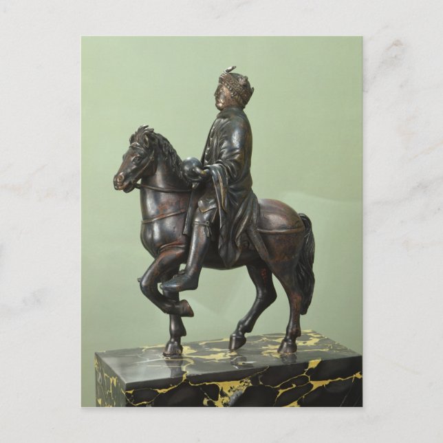 Cartão Postal Estátua equestre de Charlemagne 2 (Frente)