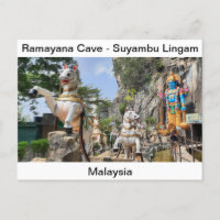 estátua hindu na carruagem de cavalo na Caverna Ra