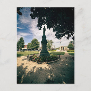 Cartão Postal Estátua Histórica na Praça do Sul
