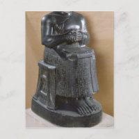 Estátua sem cabeça do Príncipe Gudea como um