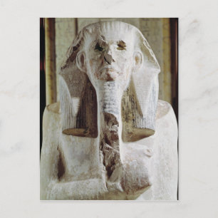 Cartão Postal Estátua sentada do Rei Djoser