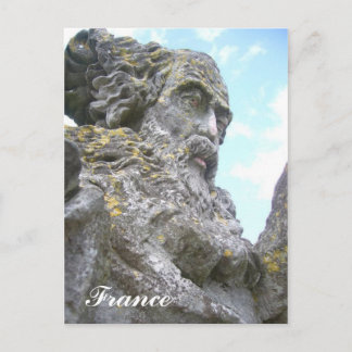 Cartão Postal estátua Une carte postal d'un joli