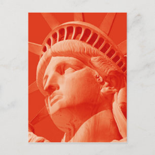 Cartão Postal Estátua Vermelha da Liberdade