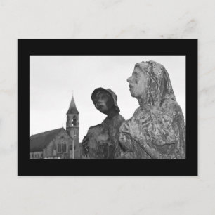 Cartão Postal estátuas de excelente da Irlanda em Dublin