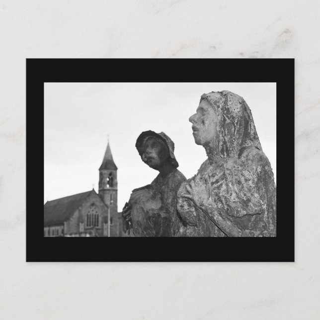 Cartão Postal estátuas de excelente da Irlanda em Dublin (Frente)