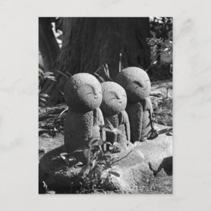 Cartão Postal Estátuas de Jizo, Templo Hase: Camarura, Japão Pos