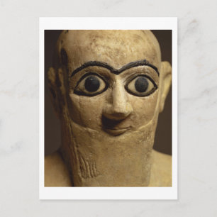 Cartão Postal Estatueta do funcionário ou do agente de manuten