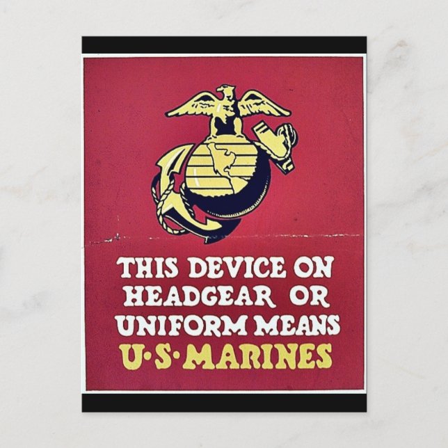 Cartão Postal Este Dispositivo No Chapéu Ou Meios Uniformes (Frente)