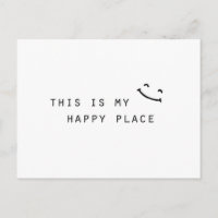 este é meu lugar feliz design moderno simples