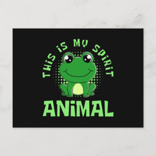 Cartão Postal Este É Meu Sapo Animal Espiritual