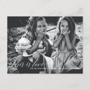 Cartão Postal Este é o Dia de os namorados de Fotografia Simple 