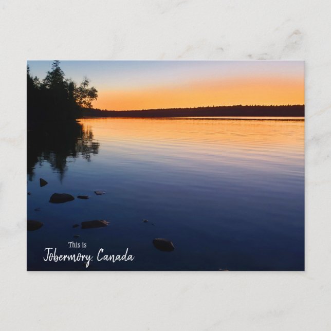 Cartão Postal Este é Tobermory, Canadá (Frente)