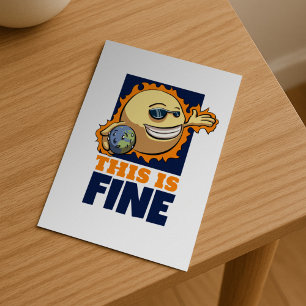 Cartão Postal Este É Um Bela Animação Sobre Aquecimento Global