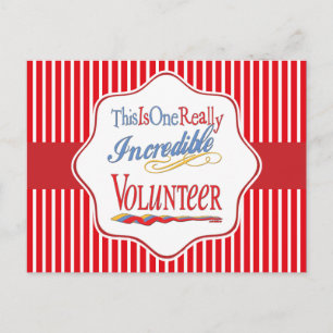 Cartão Postal Este É Um Presente De Voluntário Incrível