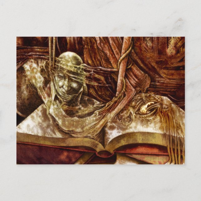 Cartão Postal Este Livro É Assombrado (Frente)