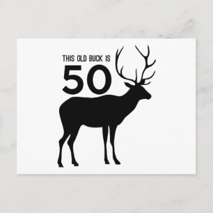 Cartão Postal Este Velho Buck Tem 50 Anos