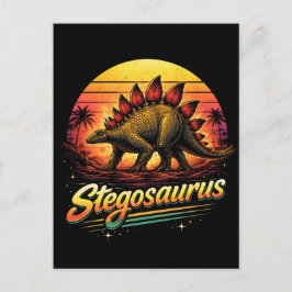 Cartão Postal Estegossauro