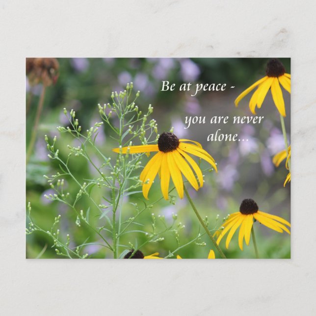 Cartão Postal Esteja em paz (Frente)