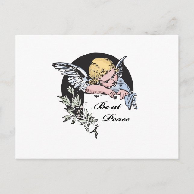 Cartão Postal Esteja no Anjo da Paz (Frente)