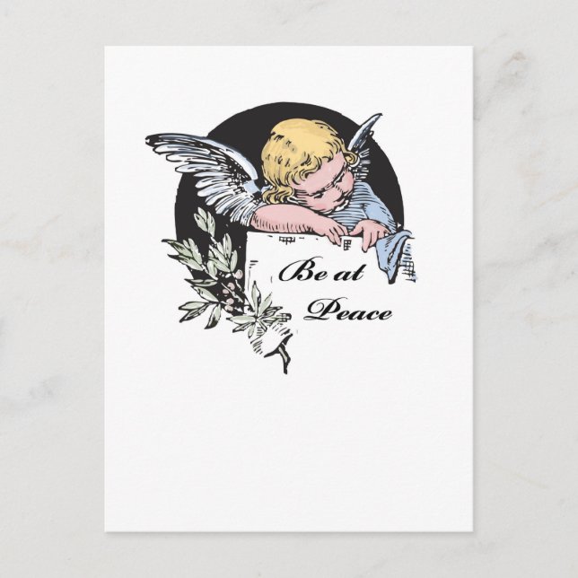 Cartão Postal Esteja no Anjo da Paz (Frente)