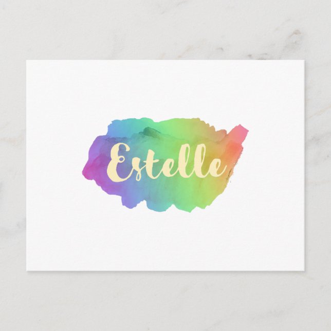Cartão Postal Estelle (Frente)
