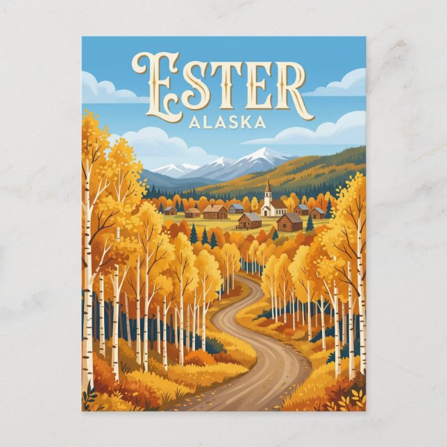 Cartão Postal Éster EUA (Frente)