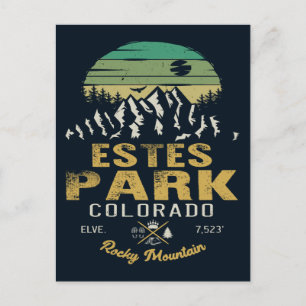 Cartão Postal Estes Park Colorado - Rocky Mountain National Park