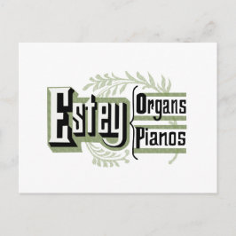 Cartão postal Estey Organs & Pianos
