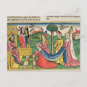 Cartão Postal Esther 2 15-18, Esther é escolhida para ser Rainh