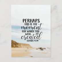 Esther 4:14 Momento pelo qual você foi Criado