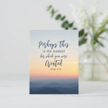 Esther 4:14 Talvez esta seja a Bíblia do tempo Ver