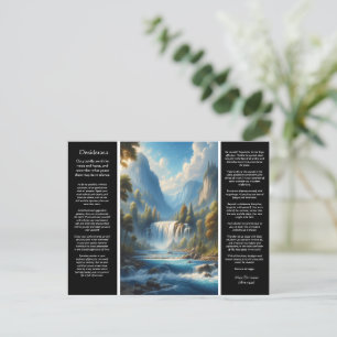 Cartão Postal Estilidade Desiderata na Corrente