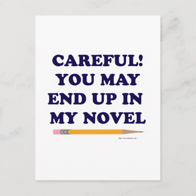 Cartão Postal Estilo básico cuidadoso (Frente)