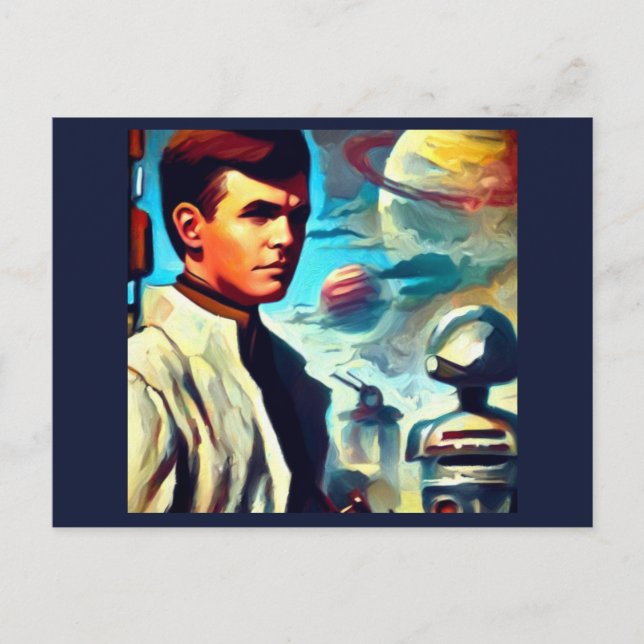 Cartão Postal Estilo de Cobrir 2 da Revista Pulp SF (Frente)