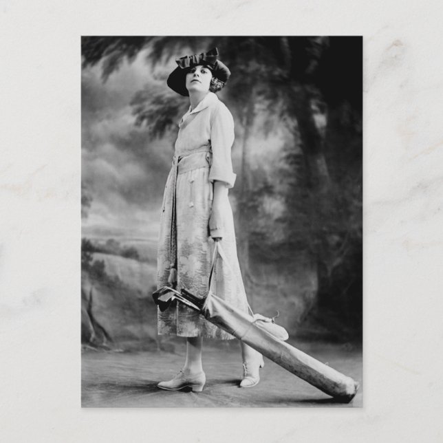 Cartão Postal Estilo de Golfe, 1920 (Frente)