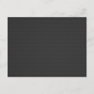 Cartão Postal Estilo de Impressão em Fibra de Carbono Elegante D