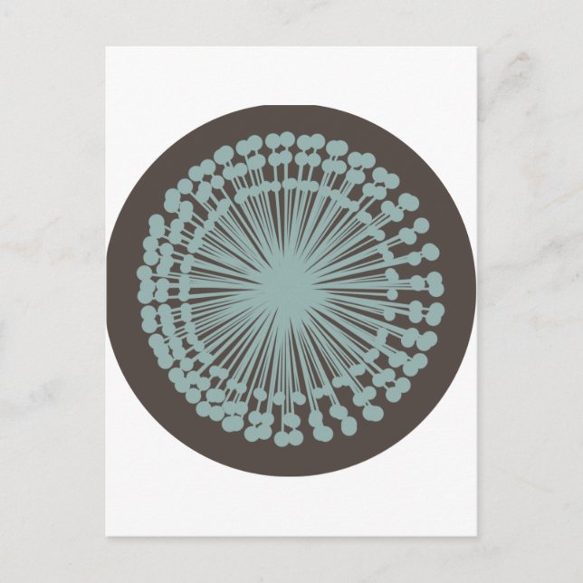 Cartão Postal Estilo de Letterpress Antigo (Frente)