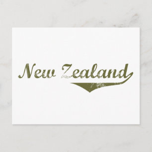 Cartão Postal Estilo de Revolução Nova Zelândia